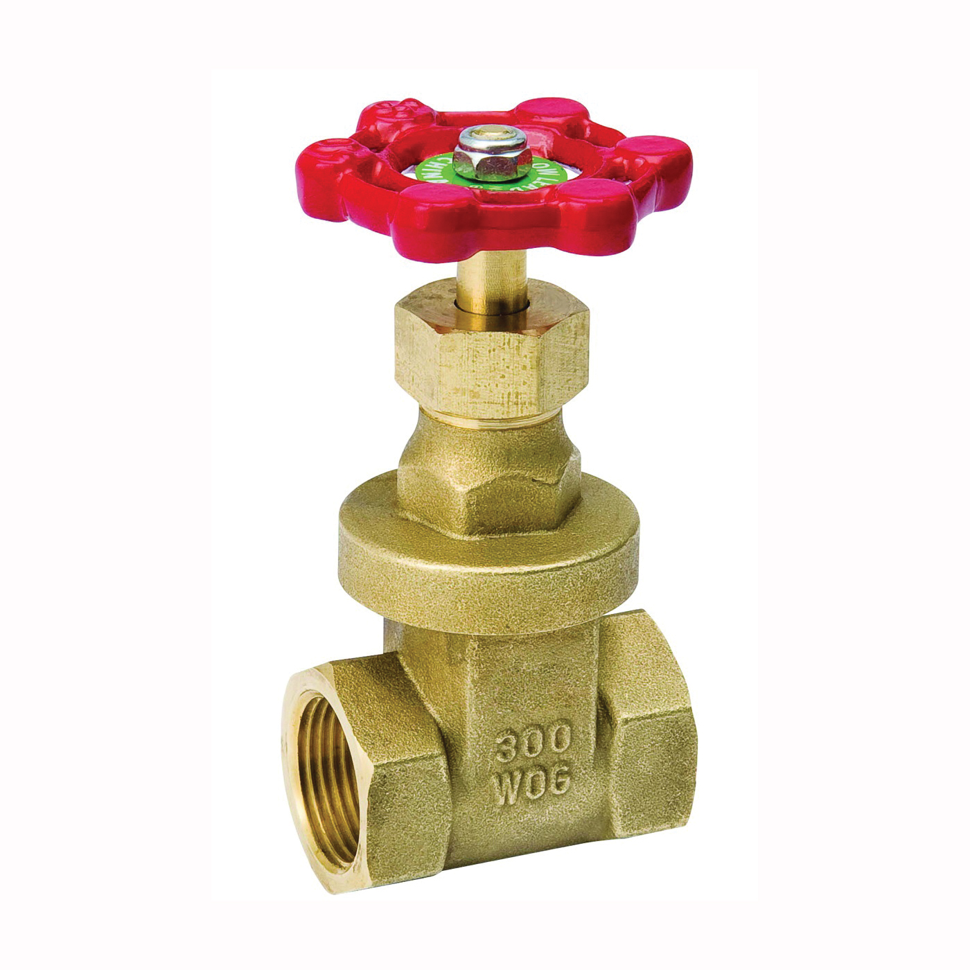 ProLine Series 100-002NL Gate Valve, 3/8 in Connection, FPT, 200/125 psi Pressure, Brass Body