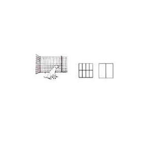 10 04 38 29 Welded Wire Fence, 100 ft L, 36 in H, 1 x 2 in Mesh, 14 Gauge, Black, Galvanized