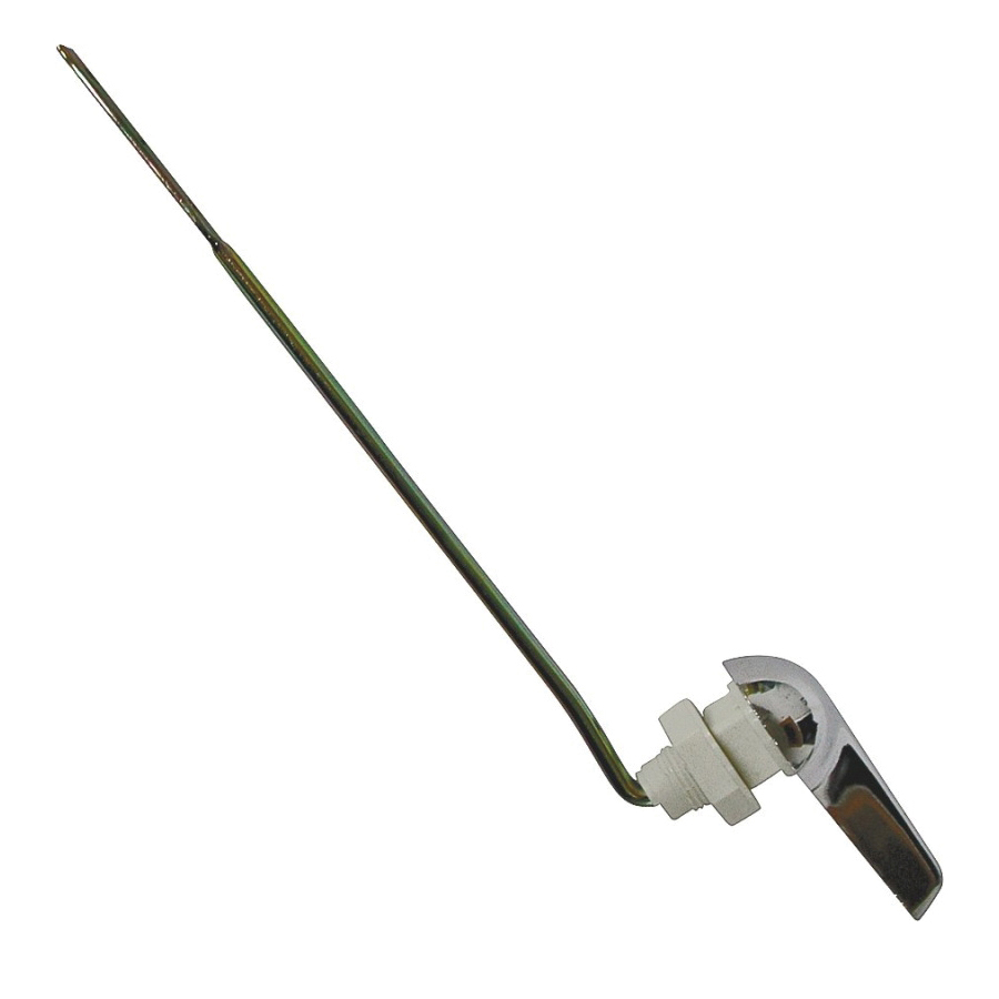 24375 Toilet Flush Lever, Front Mounting, 8 in L Flush Arm, Steel/Zinc, Polished Brass/Yellow Zinc