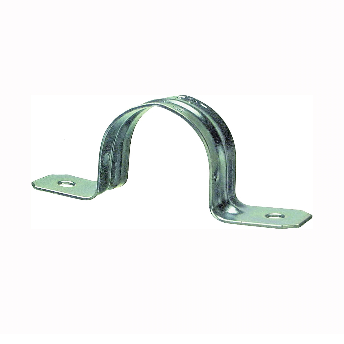 26161 Conduit Strap, 1/2 in, Steel, Galvanized, 25/BAG
