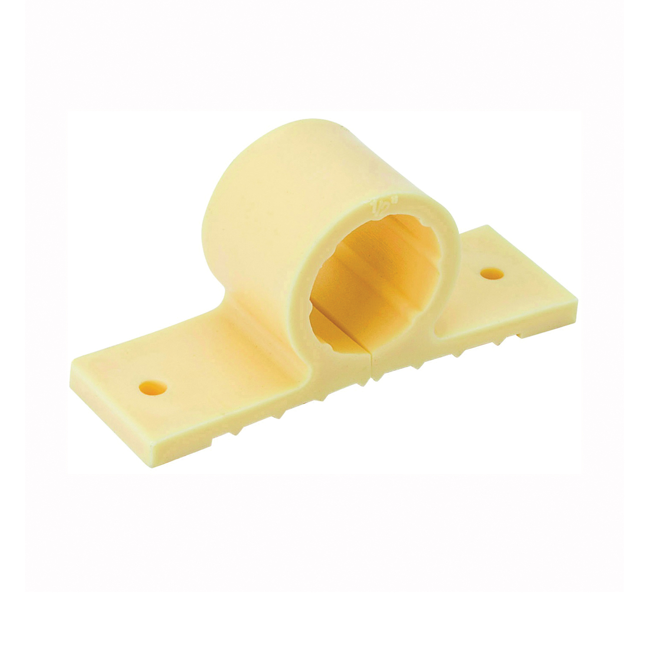P28-100HC 2-Hole Standard Pipe Clamp, Polypropylene, 1 in Pipe/Conduit