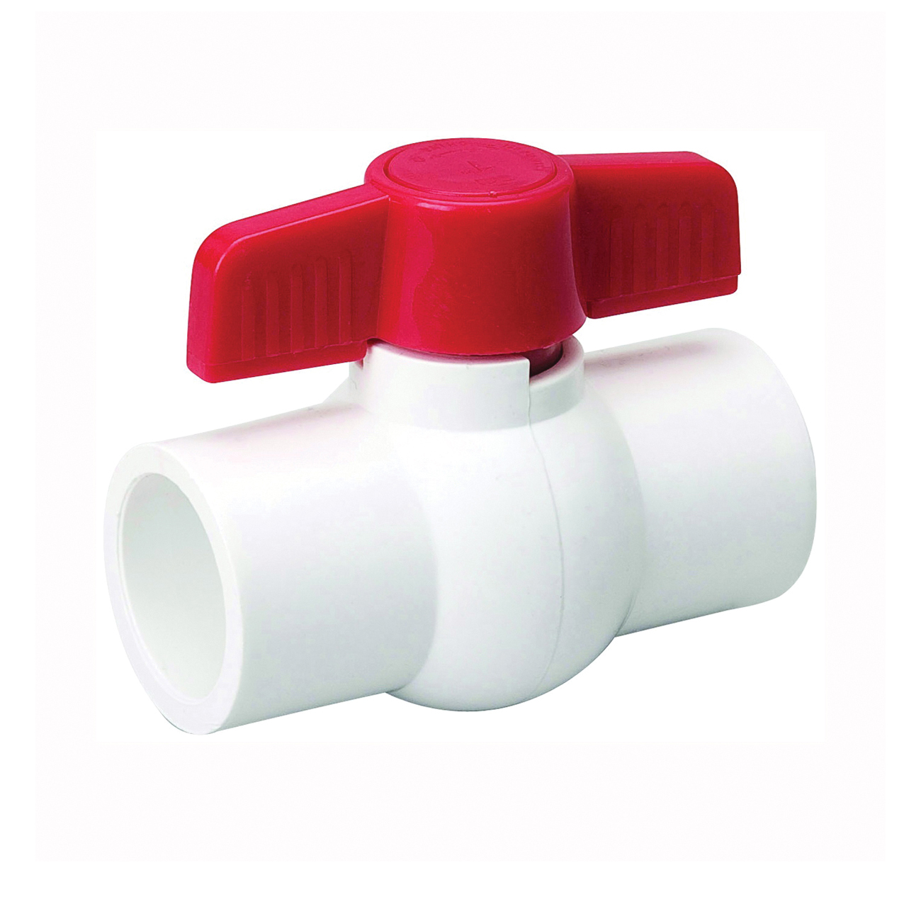 107-638HC Ball Valve, 2 in Connection, Compression, 150 psi Pressure, Manual Actuator, PVC Body
