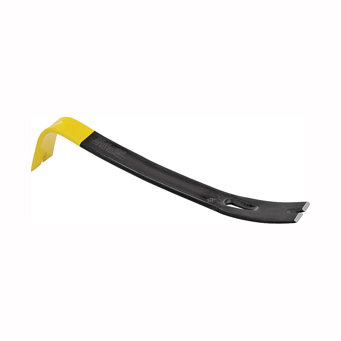 55-515 Pry Bar, 12-3/4 in L, Beveled Tip, 1-3/4 in Claw Blade Width 1, 1-3/4 in Claw Blade Width 2 Tip, HCS