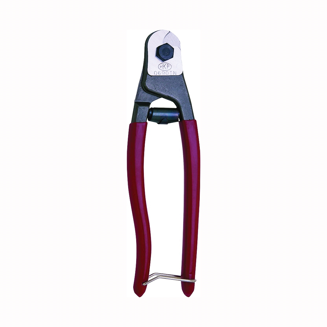 Crescent HKPorter 0690TN Cable Cutter, 3/16 in Cutting Capacity, 7-1/2 in OAL, Steel Jaw - 1