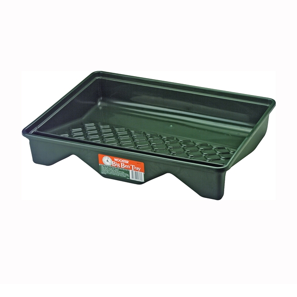Big Ben BR412-21 Paint Tray, 16 in L, 21 in W, 1 gal Capacity, Polypropylene Co-Polymer, Green
