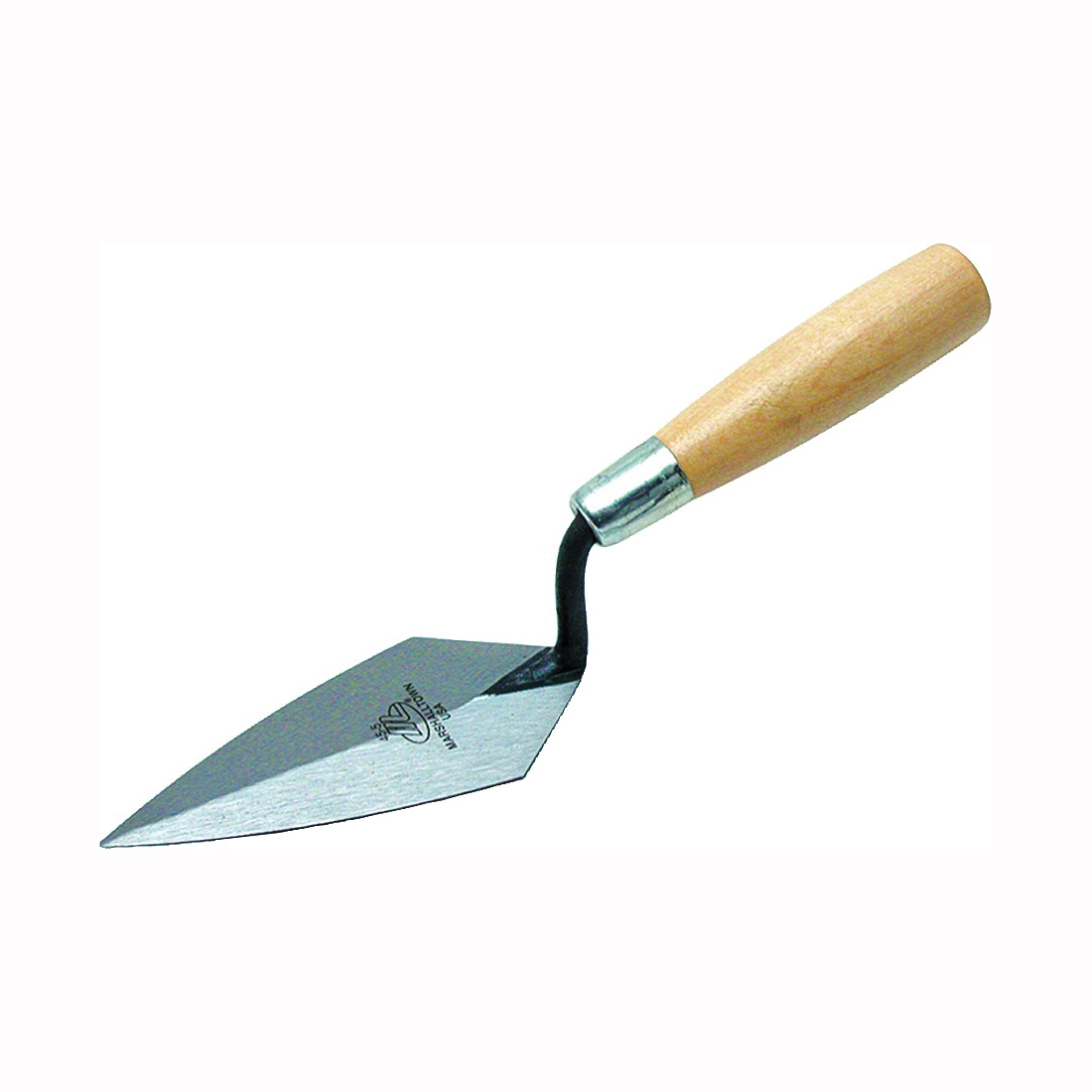 45 5 Pointing Trowel, 5 in L Blade, 2-1/4 in W Blade, HCS Blade, Hardwood Handle