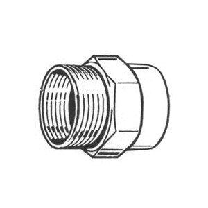 PP850-66 Hose Adapter, 3/4 x 3/4 x 1/2 in, FHT x MPT x FPT, Brass, For: Garden Hose