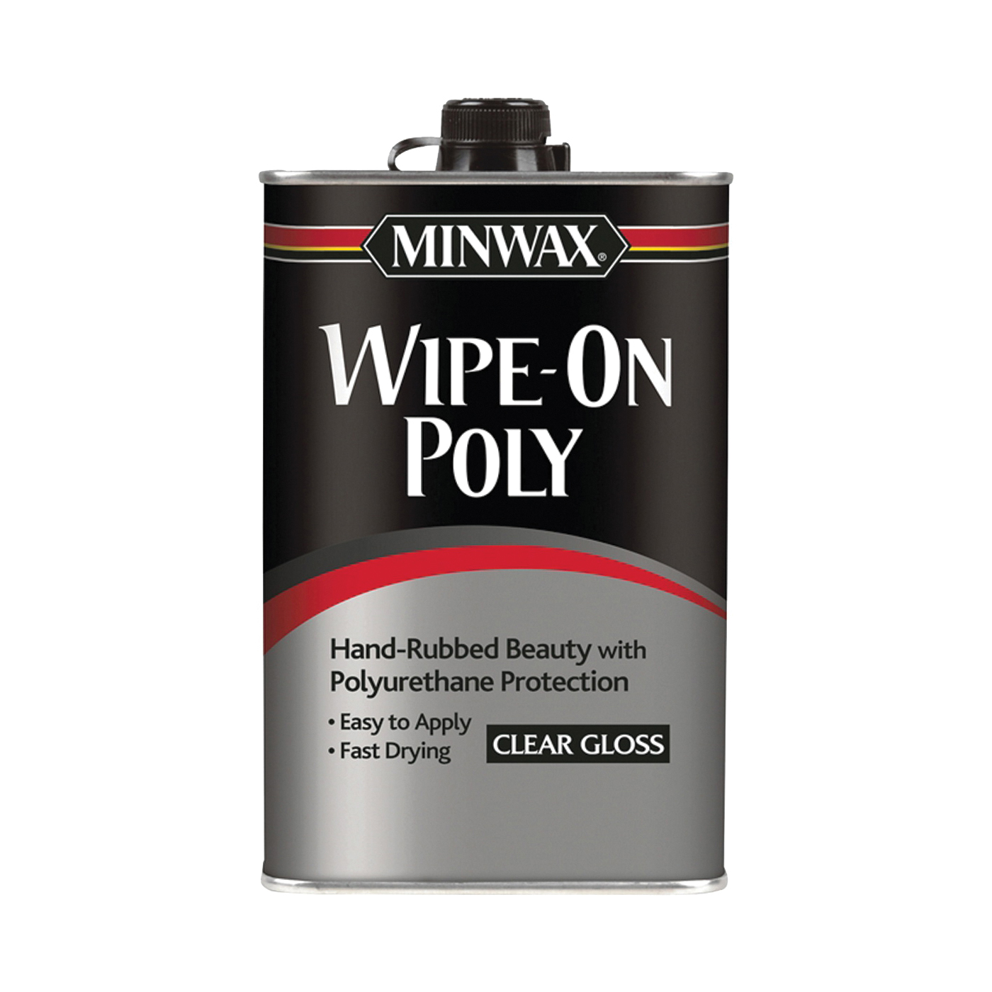 40900000 Wipe-On Poly Paint, Gloss, Liquid, Clear, 1 pt, Can
