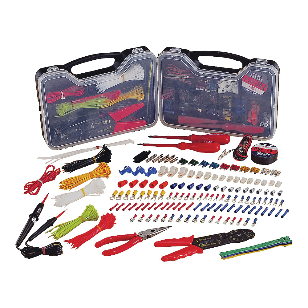 CP-399PC3L Electrical Repair Kit, Plastic Case, For: Electrical Repair, 399 -Piece