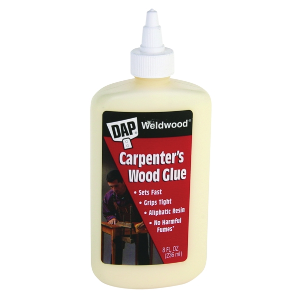 Weldwood 00490 Wood Glue, Yellow, 8 oz Bottle