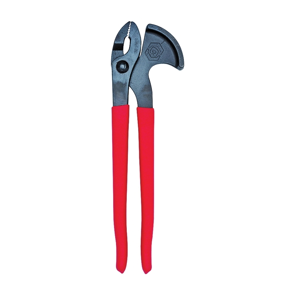 Crescent NP11 Nail Puller Plier, 11 in OAL, Black/Red Handle, Rubber-Grip Handle, 3-1/4 in W Jaw - 3