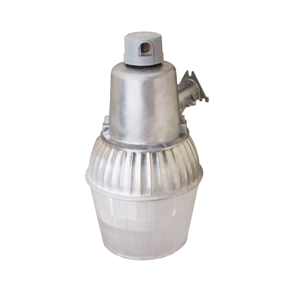 Heath Zenith HZ-5660-AL Security Light, 120 V, 1-Lamp, Sodium Lamp, Golden White Light, Metal/Plastic Fixture