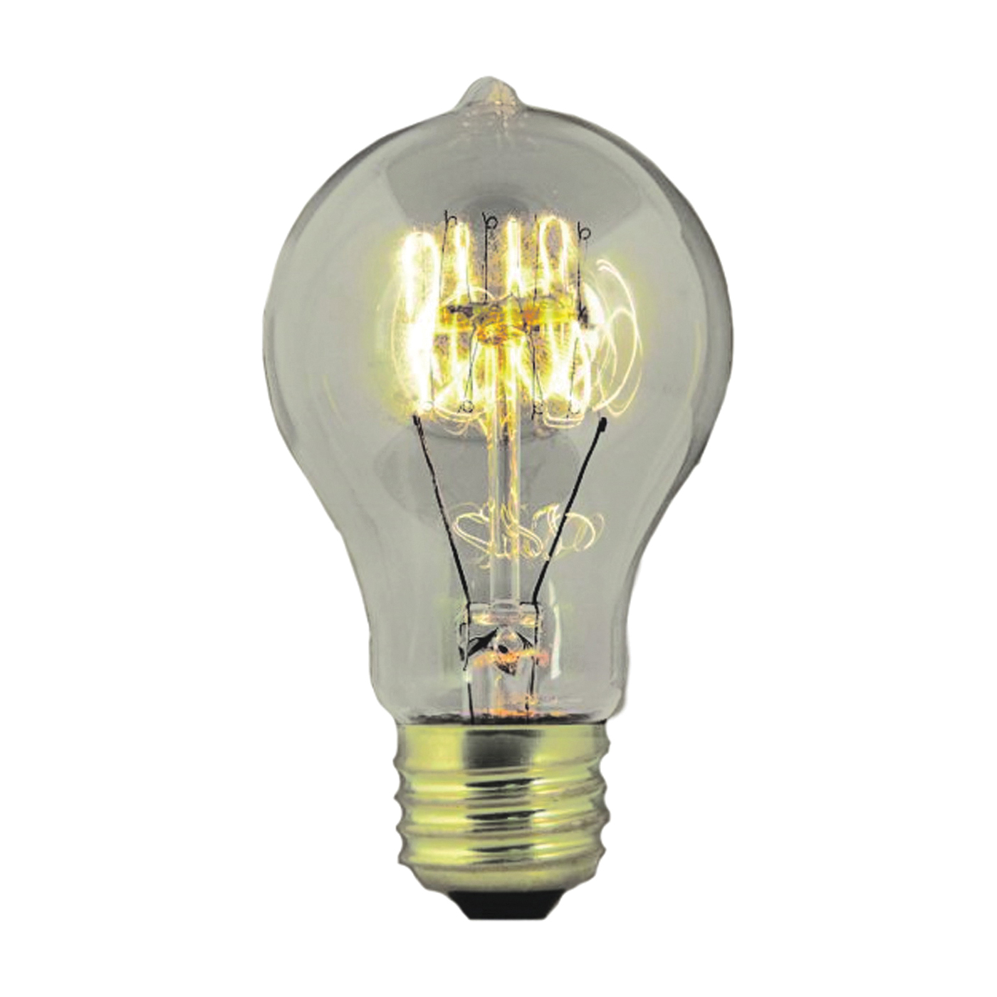 BP40AT19/RP Incandescent Lamp, 40 W, A19 Lamp, Medium E26 Lamp Base, 170 Lumens, 2700 K Color Temp