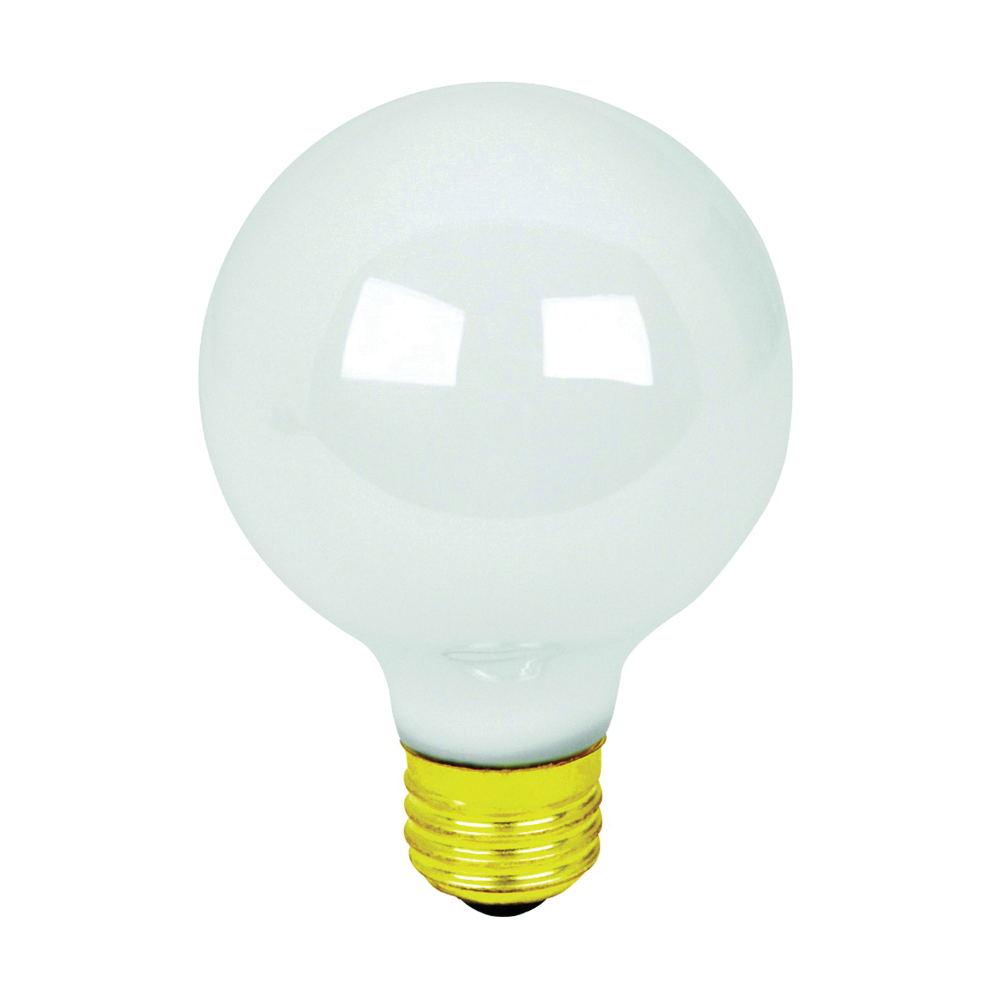 Q40G25/W Halogen Bulb, 40 W, Medium E26 Lamp Base, G25 Lamp, 600 Lumens, 3000 K Color Temp