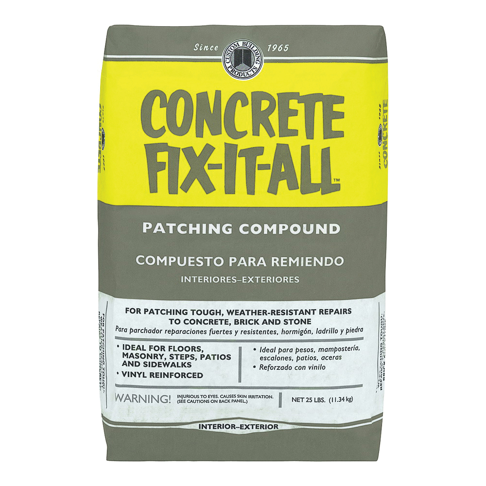 Custom DPCFL25 Patching Compound, Gray, 25 lb
