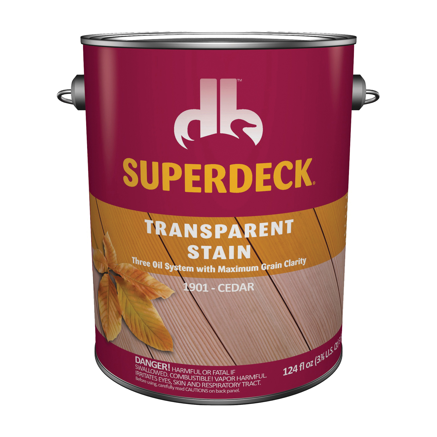 Duckback DPI019014-16 Exterior Stain, Cedar, Liquid, 1 gal
