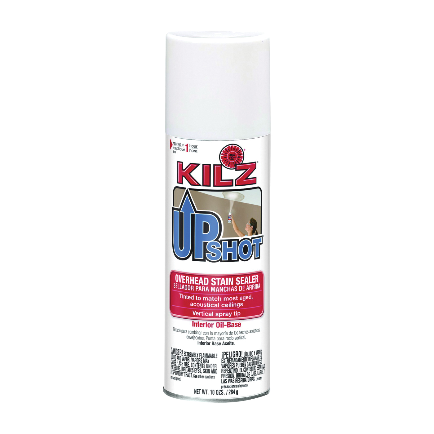 Kilz 10007 Stain Sealer, White, 10 oz - 1