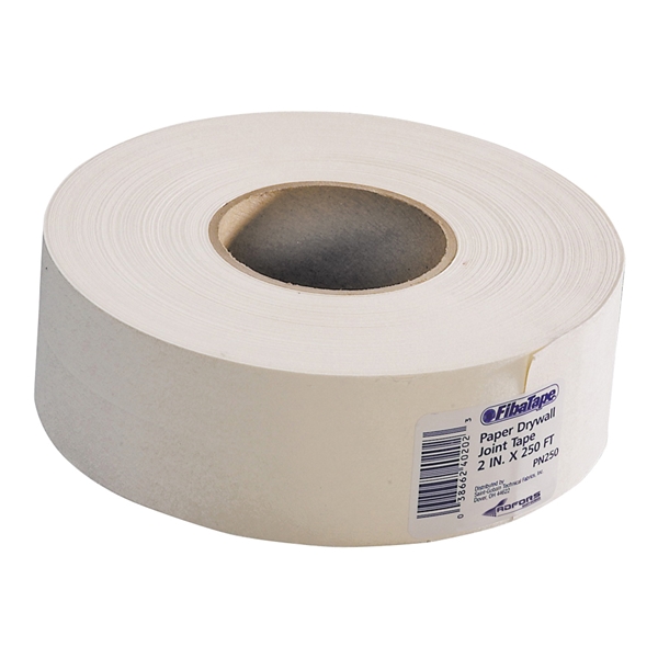 FDW6619-U Drywall Joint Tape, 500 ft L, 2 in W, White
