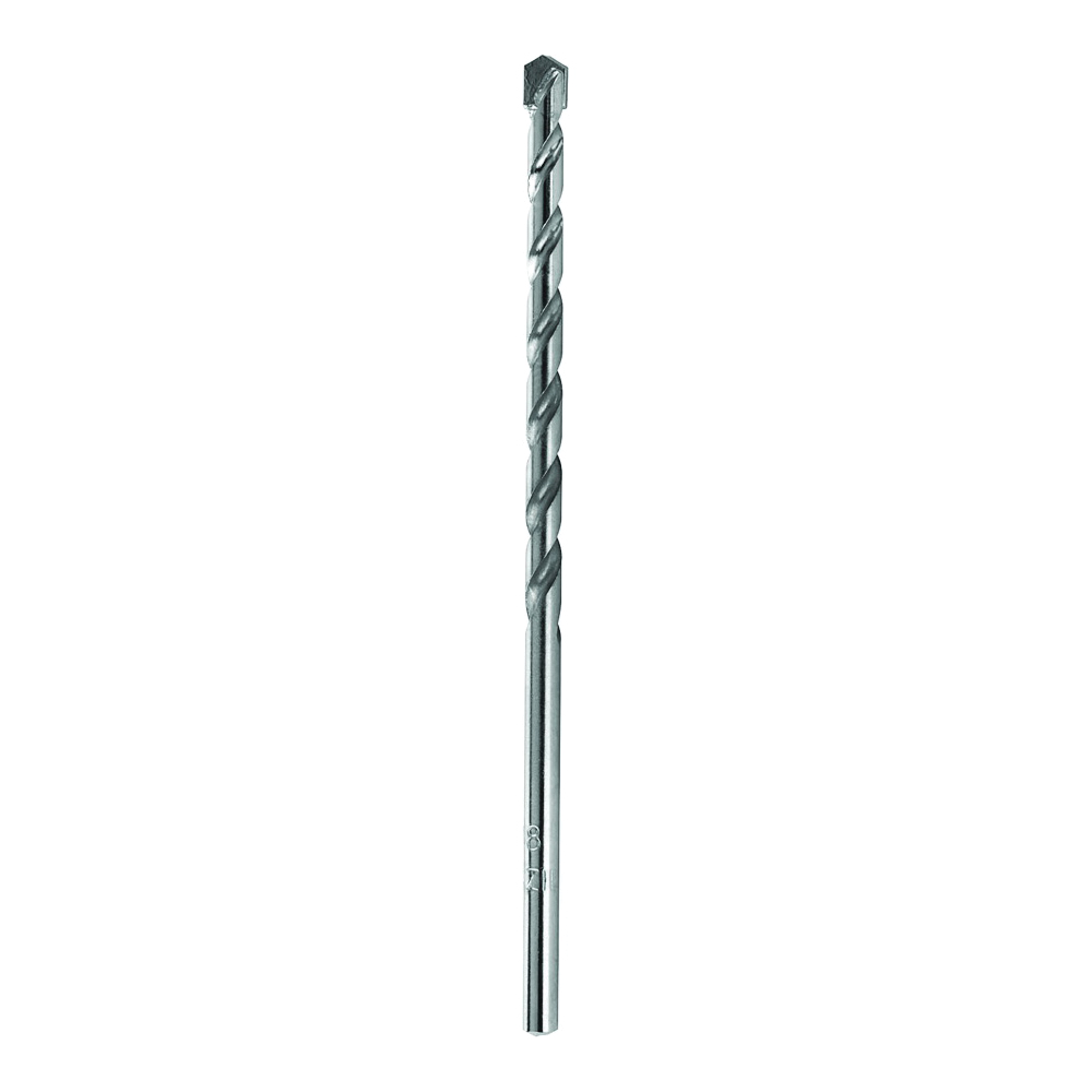 5026016 Drill Bit, 1/2 in Dia, 13 in OAL, Percussion, Spiral Flute, 1-Flute, 3/8 in Dia Shank, Straight Shank