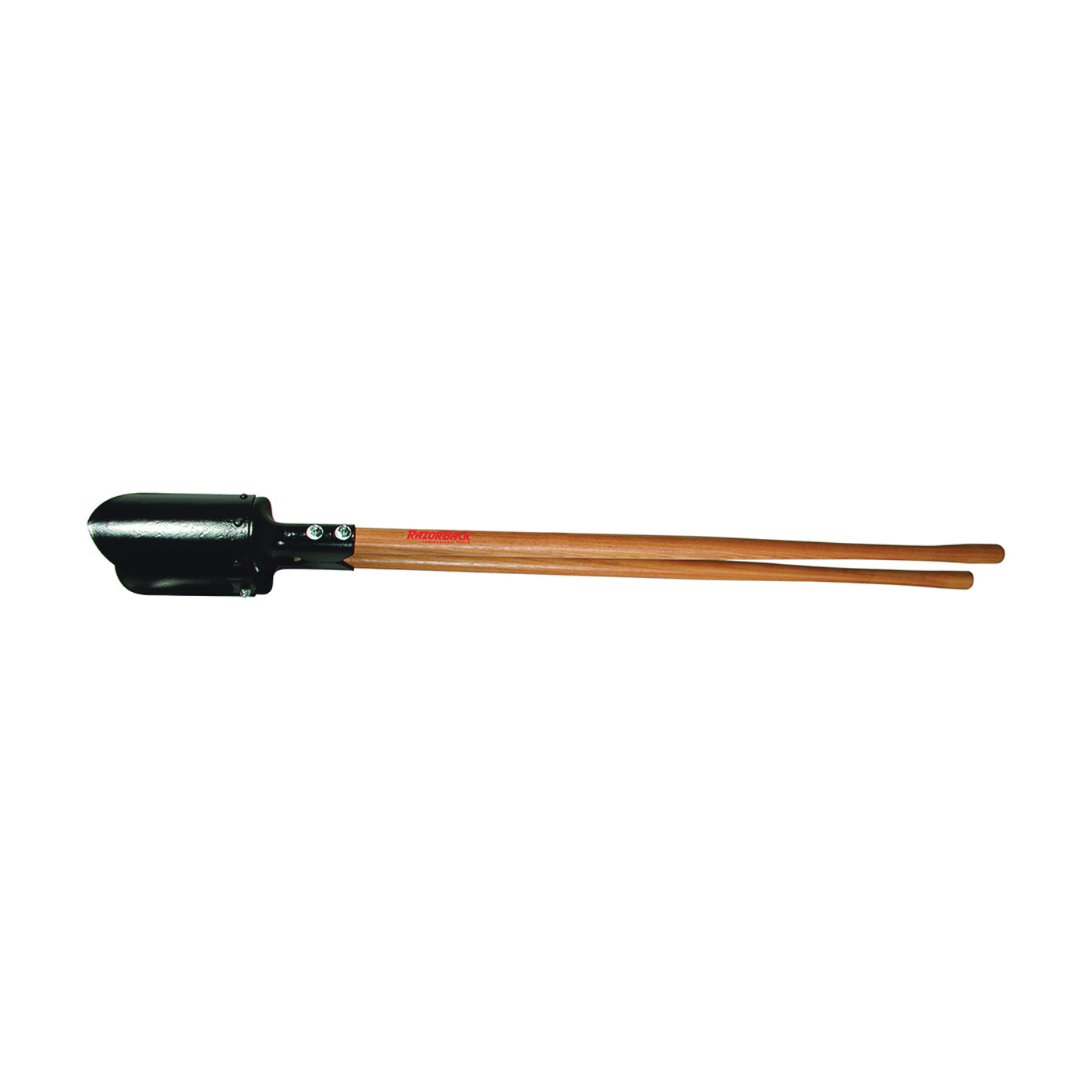 78005 Post Hole Digger with Handle, 11-1/2 in L Blade, Riveted Blade, HCS Blade, Hardwood Handle