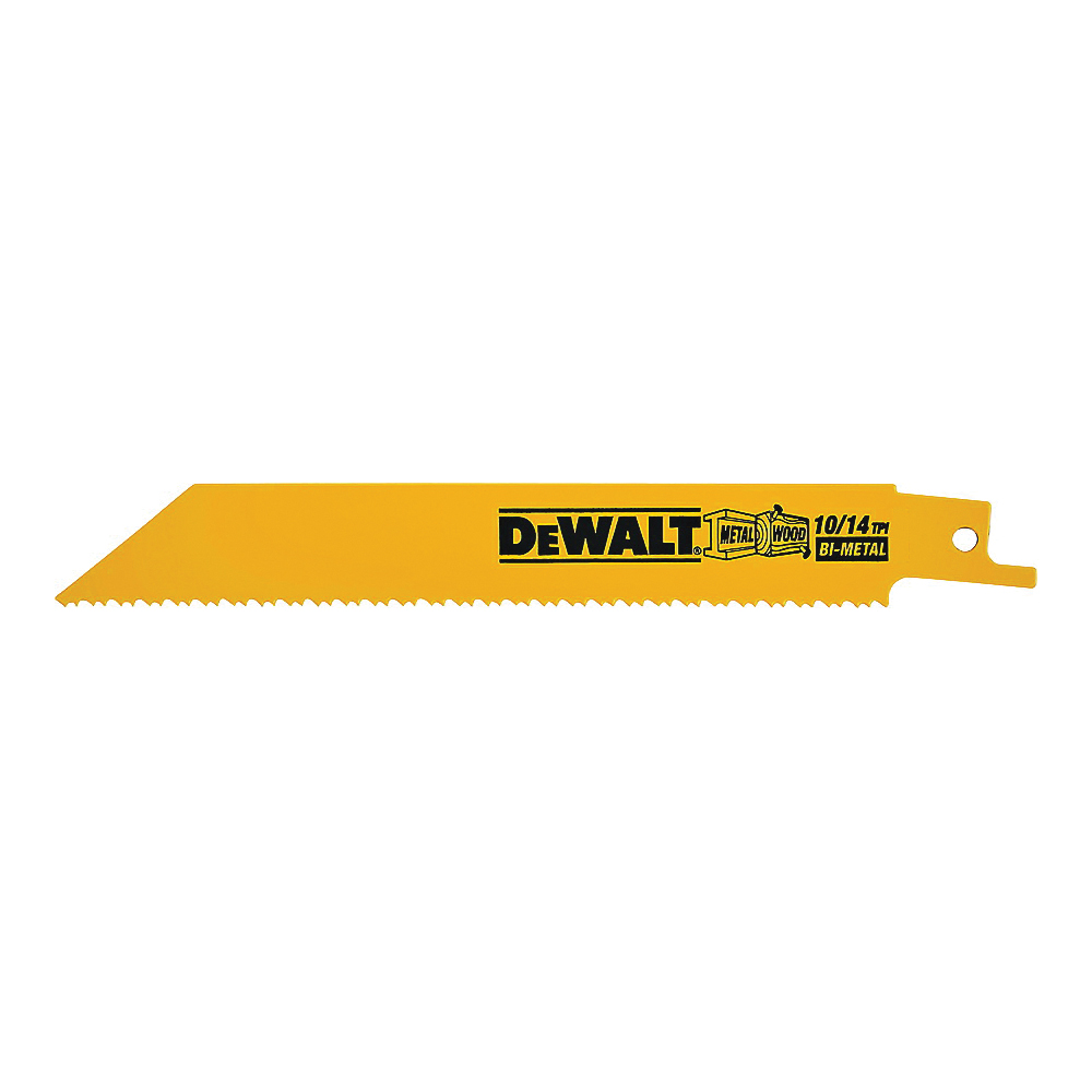 DeWALT DW4845-2 Reciprocating Saw Blade, 6 in L, 10/14 TPI