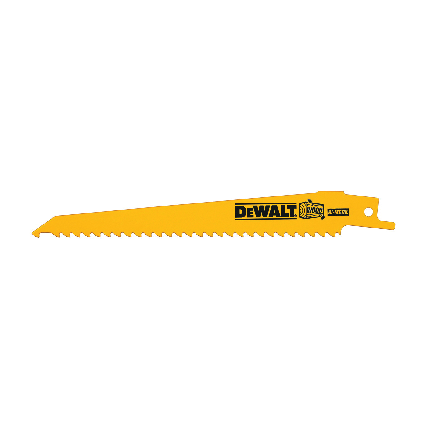 DeWALT DW4801 Reciprocating Saw Blade, 3/4 in W, 6 in L, 3 TPI
