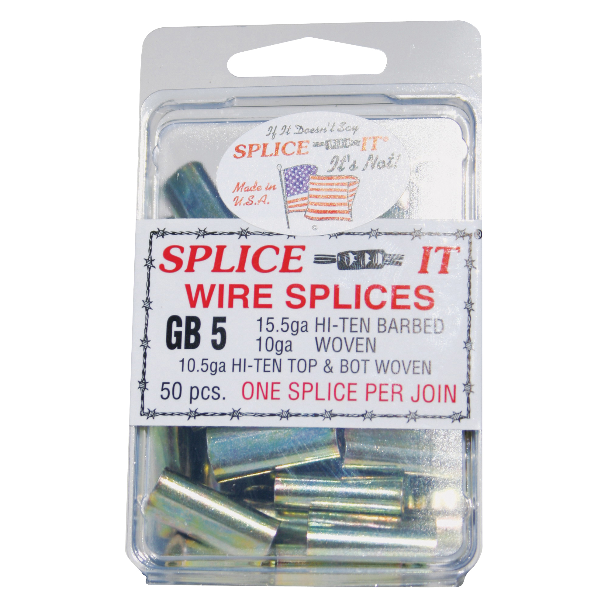 GB5 Wire Splice, Stainless Steel