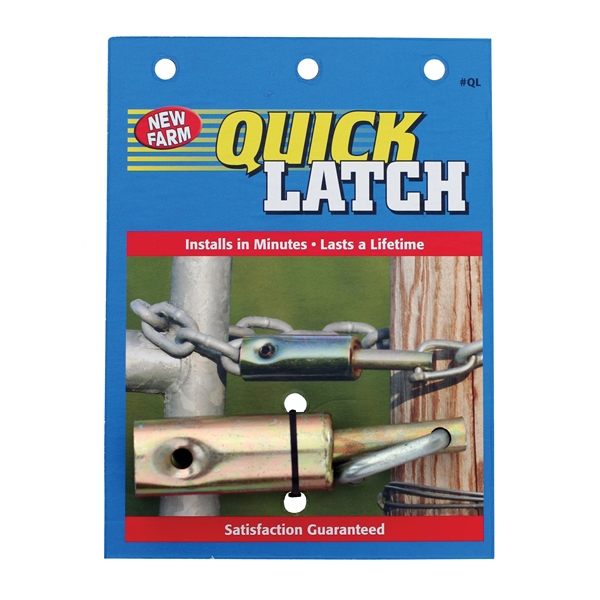NEW FARM Quick Latch WA Gate Latch, Stainless Steel, For: 1/4 in Proof Chain - 2