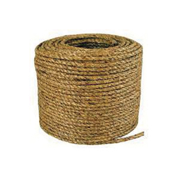 30-001 Rope, Twisted Rope Construction, 1/4 in Dia, 1200 ft L, Manila, Natural