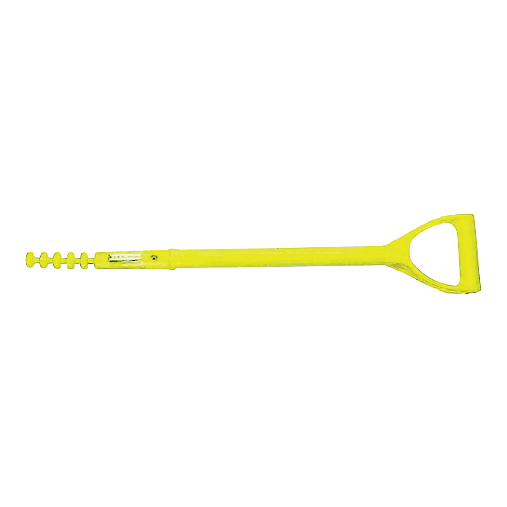 66776 Shovel Handle with Rivet, 27 in L, Fiberglass, For: D-Grip Hollow Back and Closed Back Shovels
