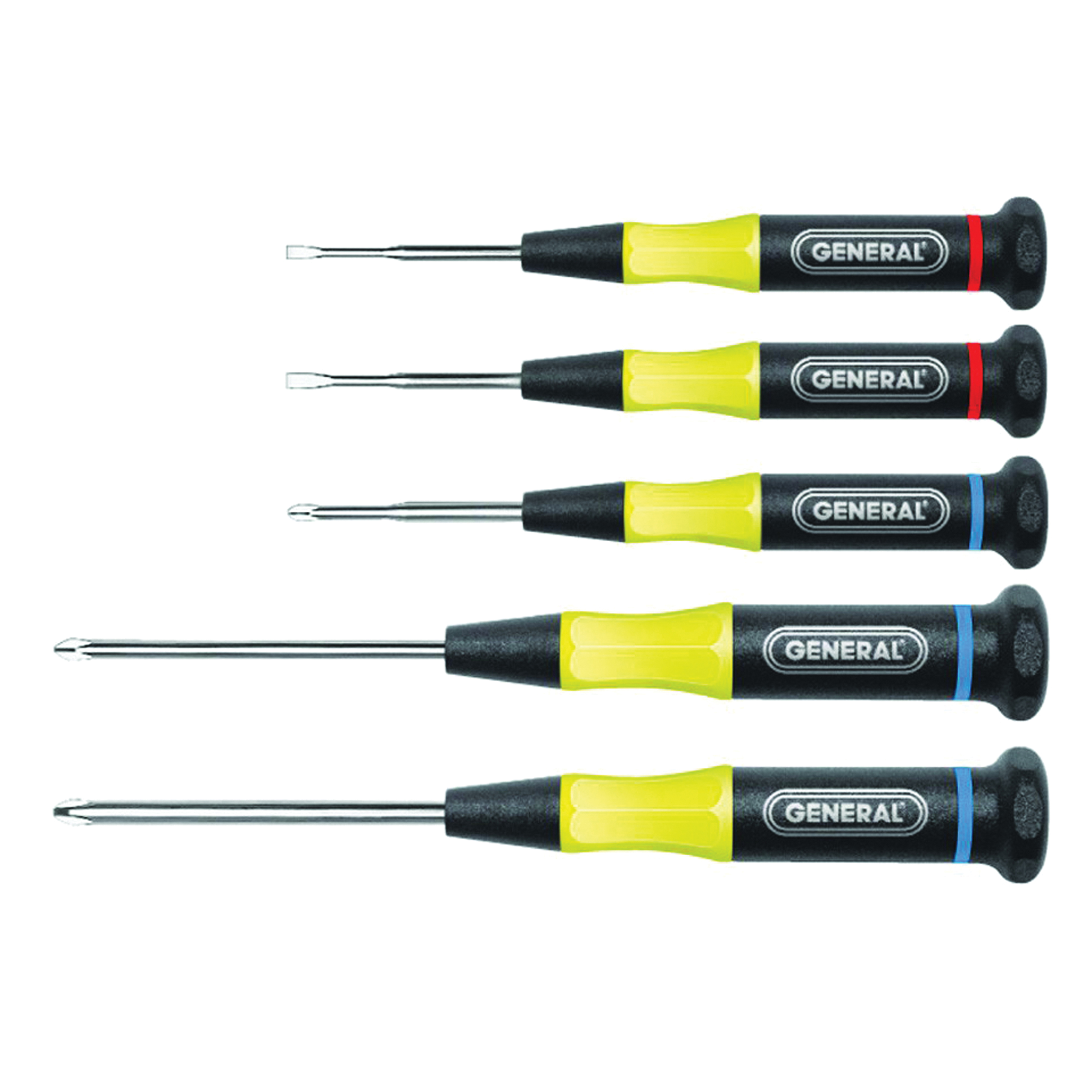 700 Screwdriver Set, Steel, Chrome, Specifications: Round Shank