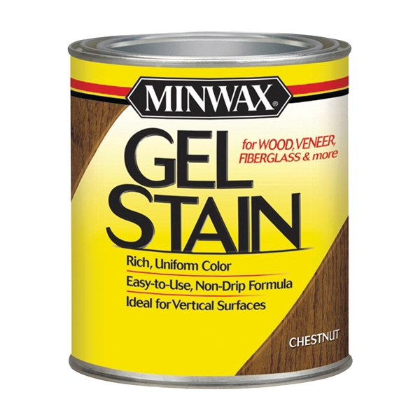 66010000 Gel Stain, Chestnut, Liquid, 1 qt