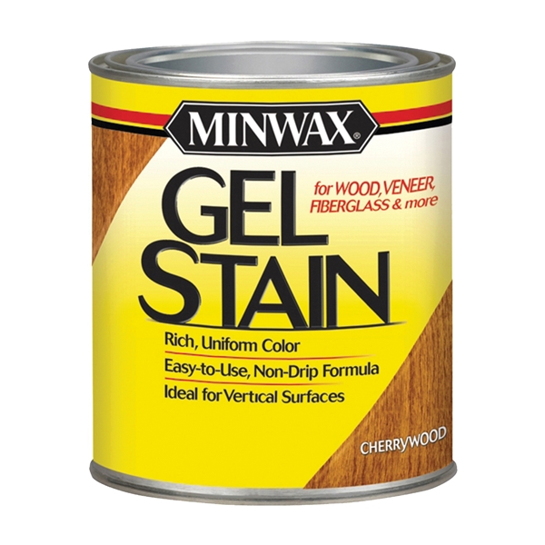 66070000 Gel Stain, Cherrywood, Liquid, 1 qt