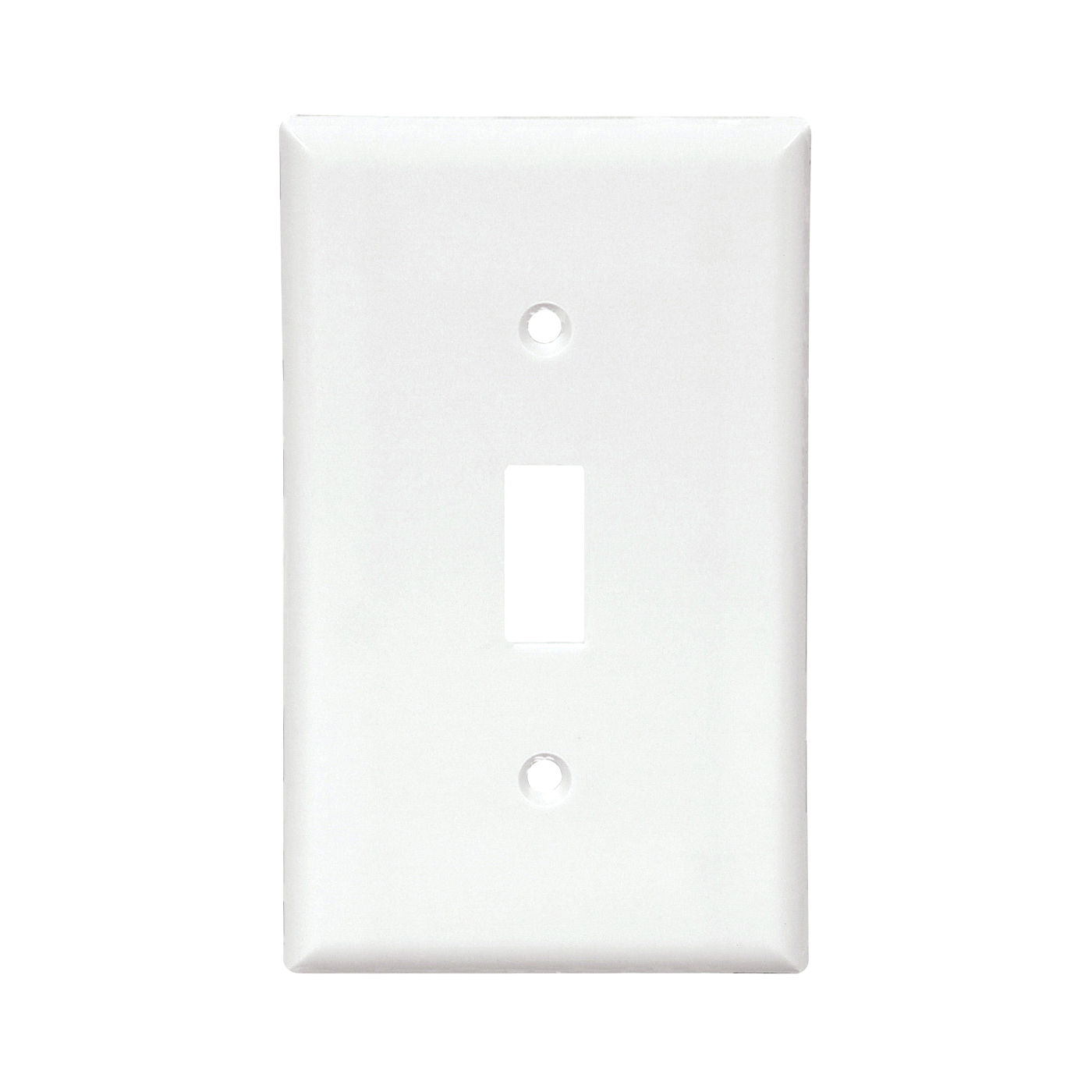 2134W Wallplate, 4-1/2 in L, 2-3/4 in W, 1 -Gang, Thermoset, White, High-Gloss