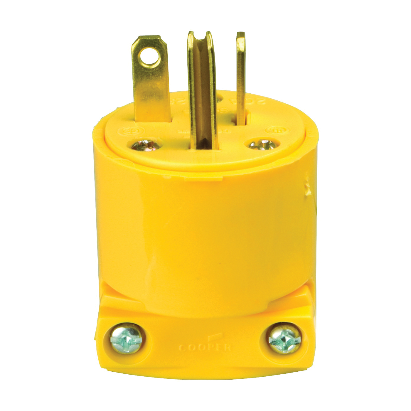 4509-BOX Electrical Plug, 2 -Pole, 20 A, 250 V, NEMA: NEMA 6-20, Yellow