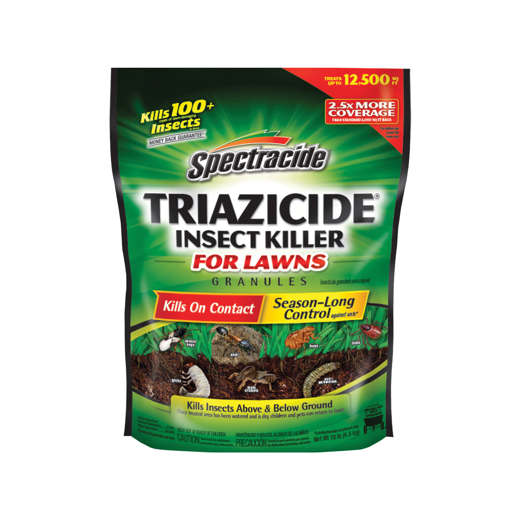 Triazicide 53944-2 Insect Killer, Solid, 10 lb Bag