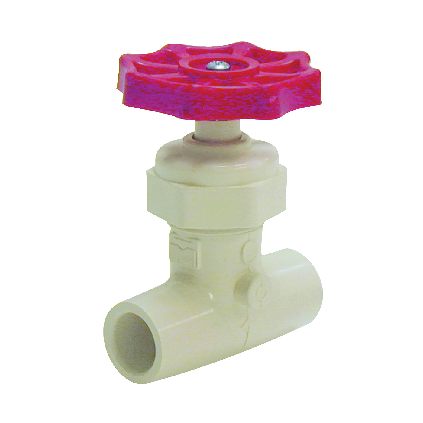 B & K 105-223 Stop Valve, 1/2 in Connection, Solvent Weld, 100 psi Pressure, CPVC Body