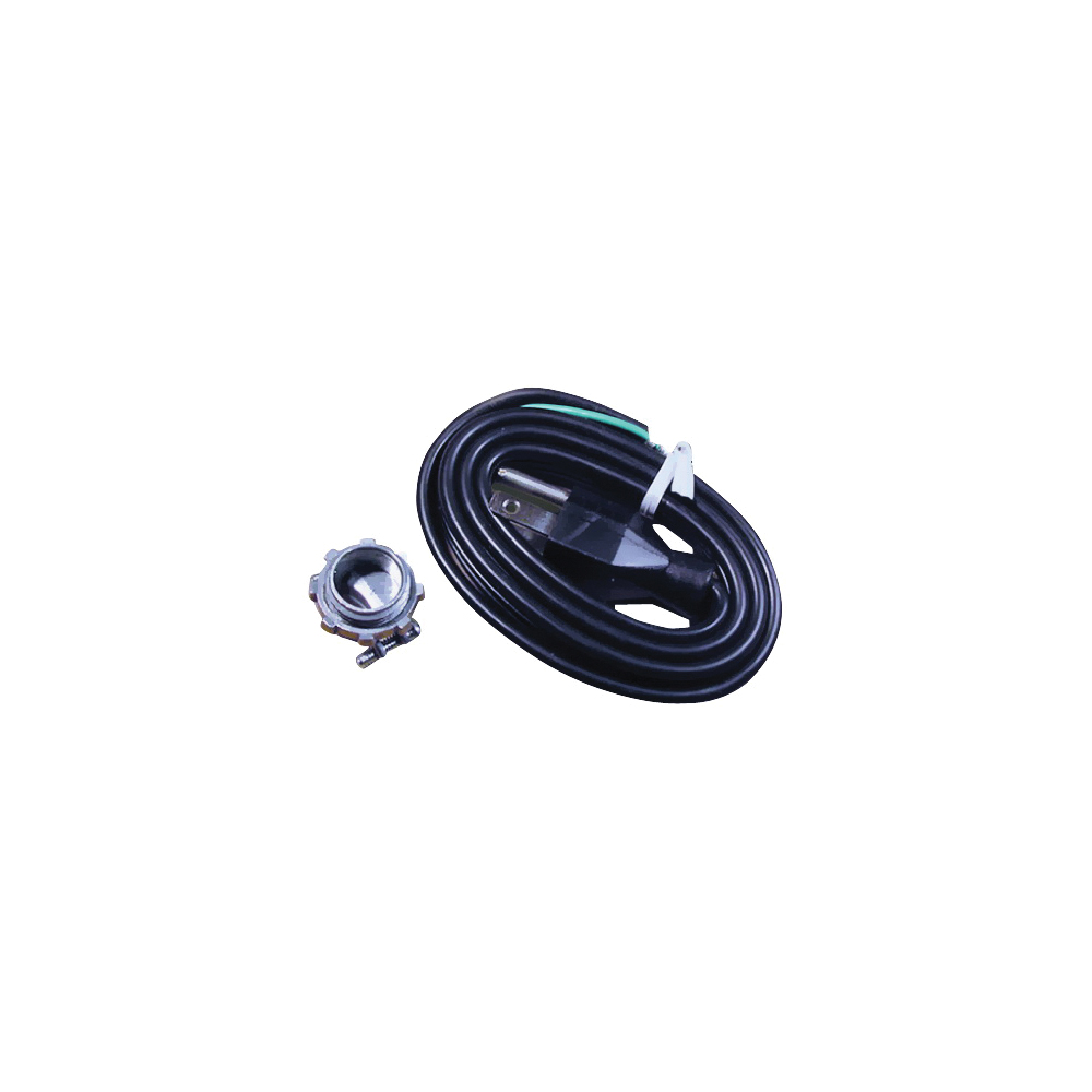 1024 Disposal Power Cord Kit, 32 ft L, Black