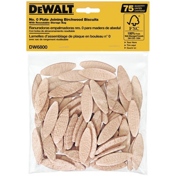 DEWALT #0 Size Joining Biscuits (75 Count) DEWALT #0 Size Joining Biscuits (75 Count)