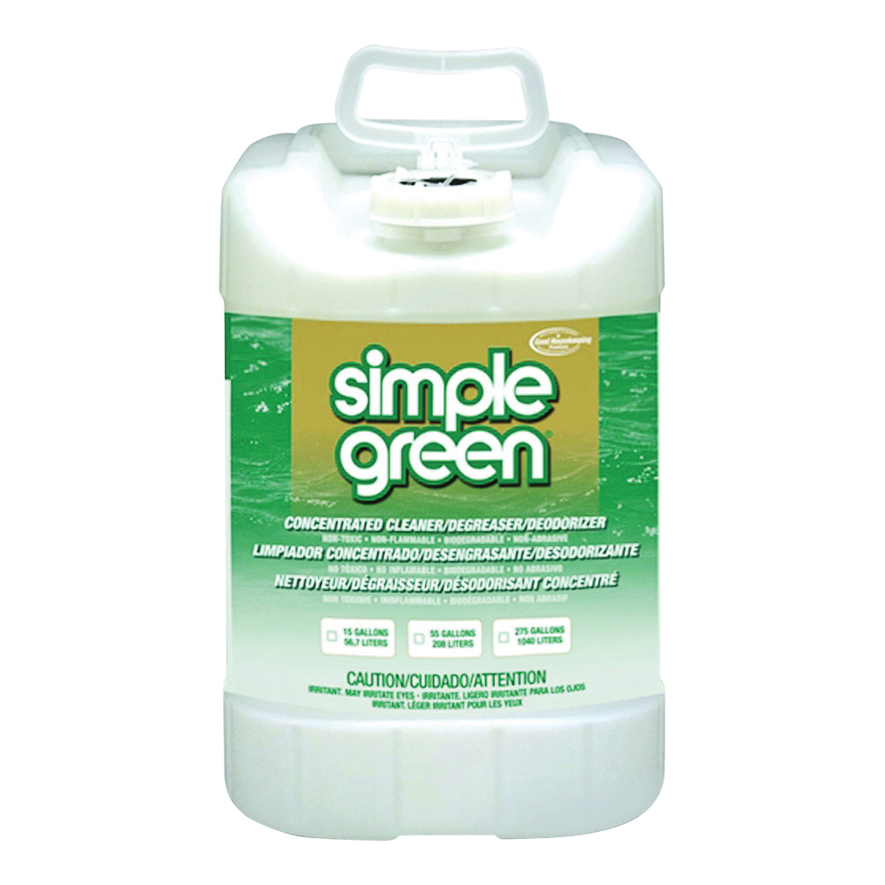 SIMPLE GREEN Desinfectante de un Solo Paso Líquida Cubeta 5 gal
