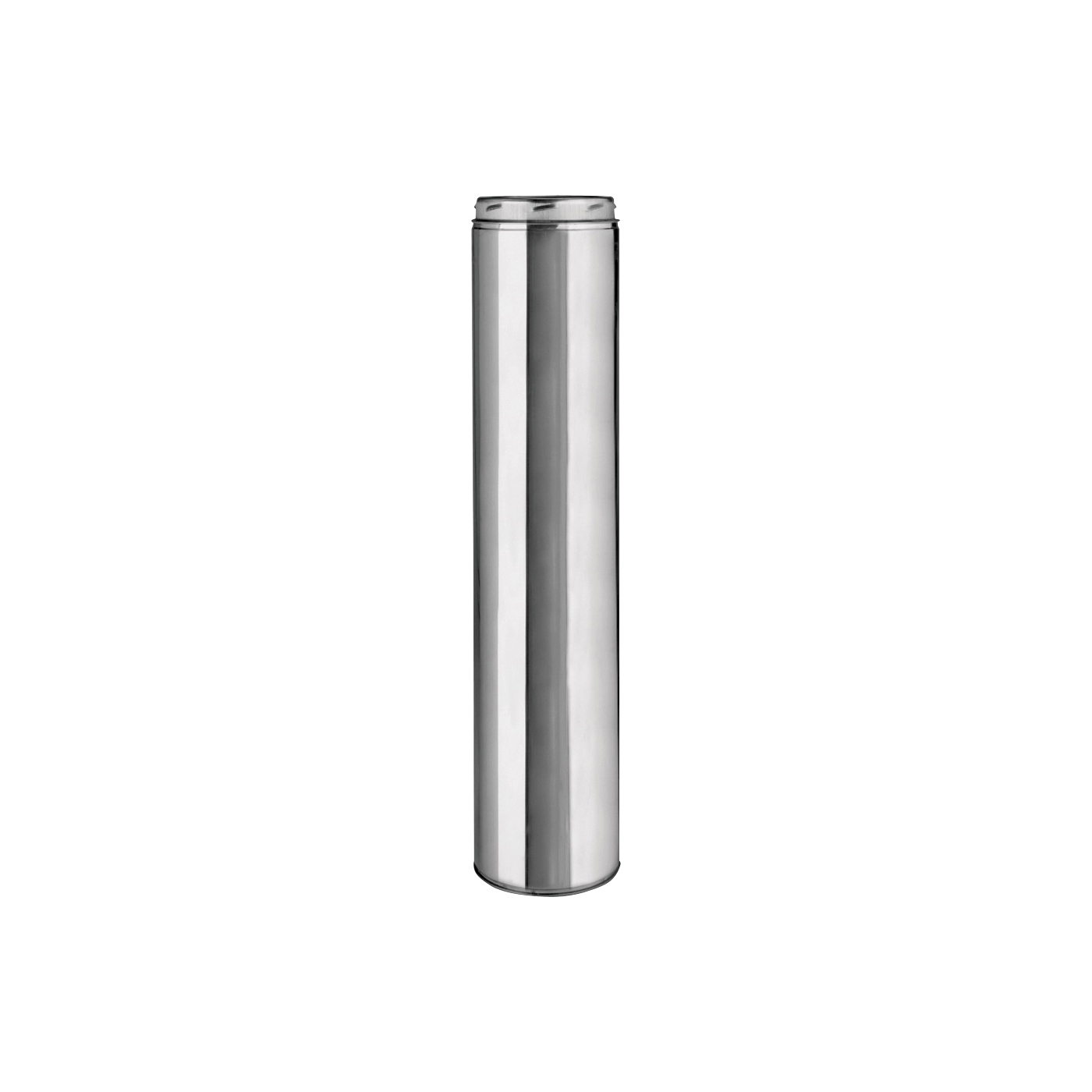208012U Chimney Pipe, 10 in OD, 12 in L, Stainless Steel