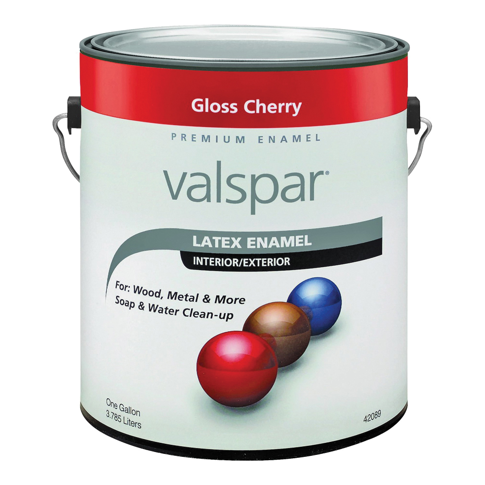 cherry red enamel paint