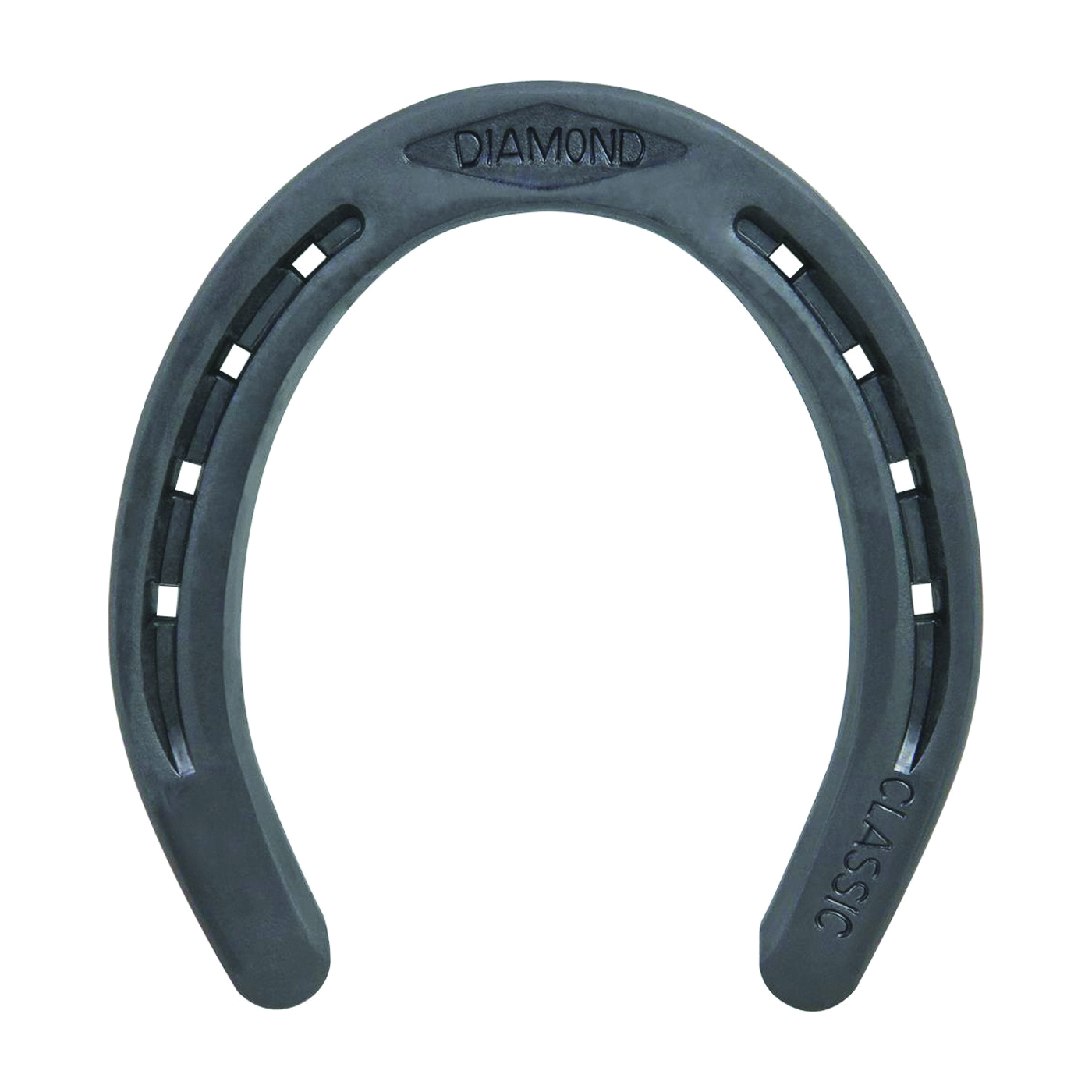 Farrier DC00B Basic Flat Horseshoe, 1/4 in Thick, #00, Steel