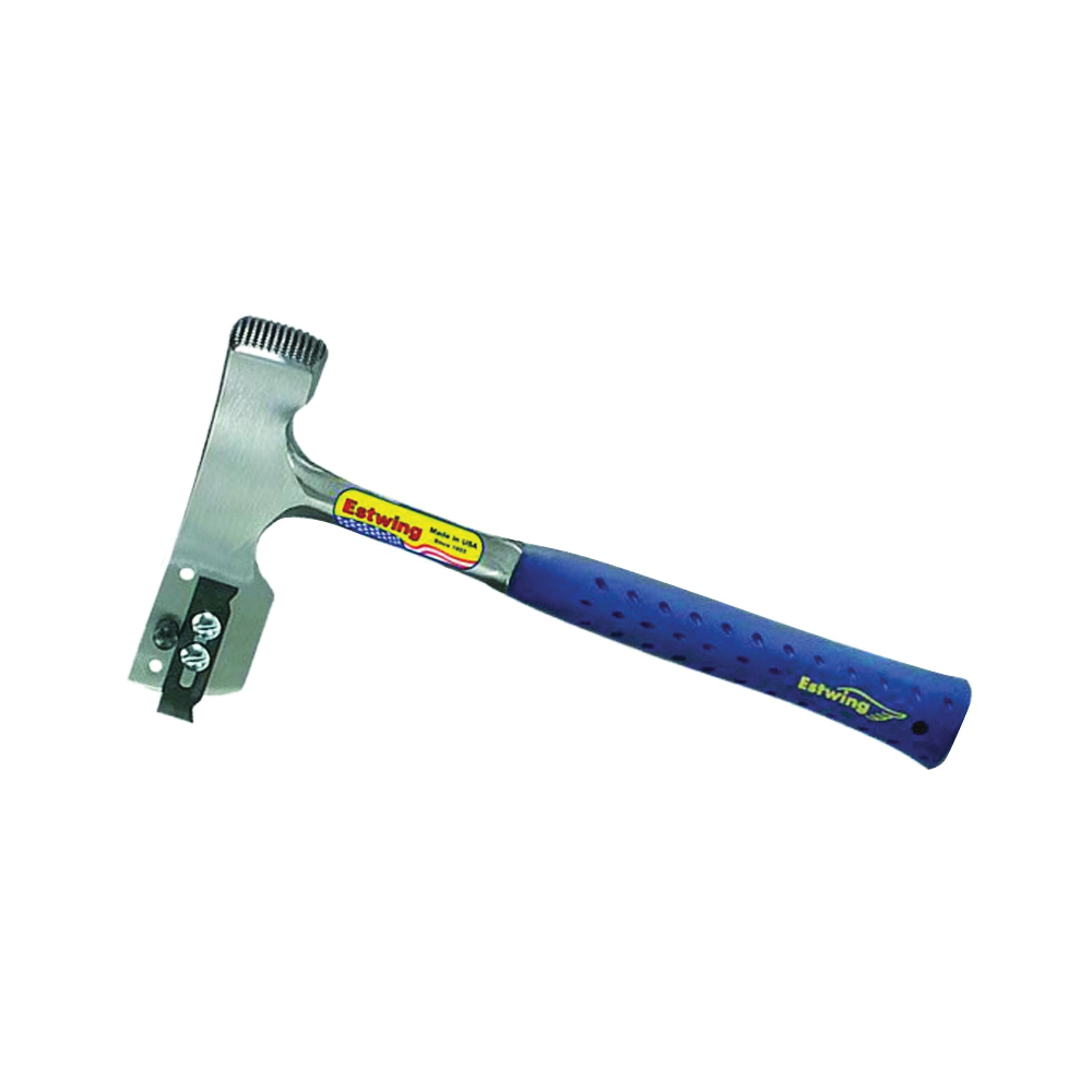 Estwing E3-CA Shingle Hammer with Replaceable Blade and Gauge, 28 oz Head, Milled Head, Steel Head, 12-1/2 in OAL - 2