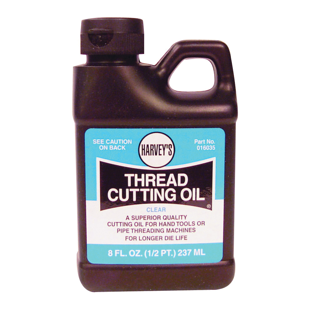 HARVEY 016035 Thread Cutting Oil, 1/2 pt Bottle, Clear - 1