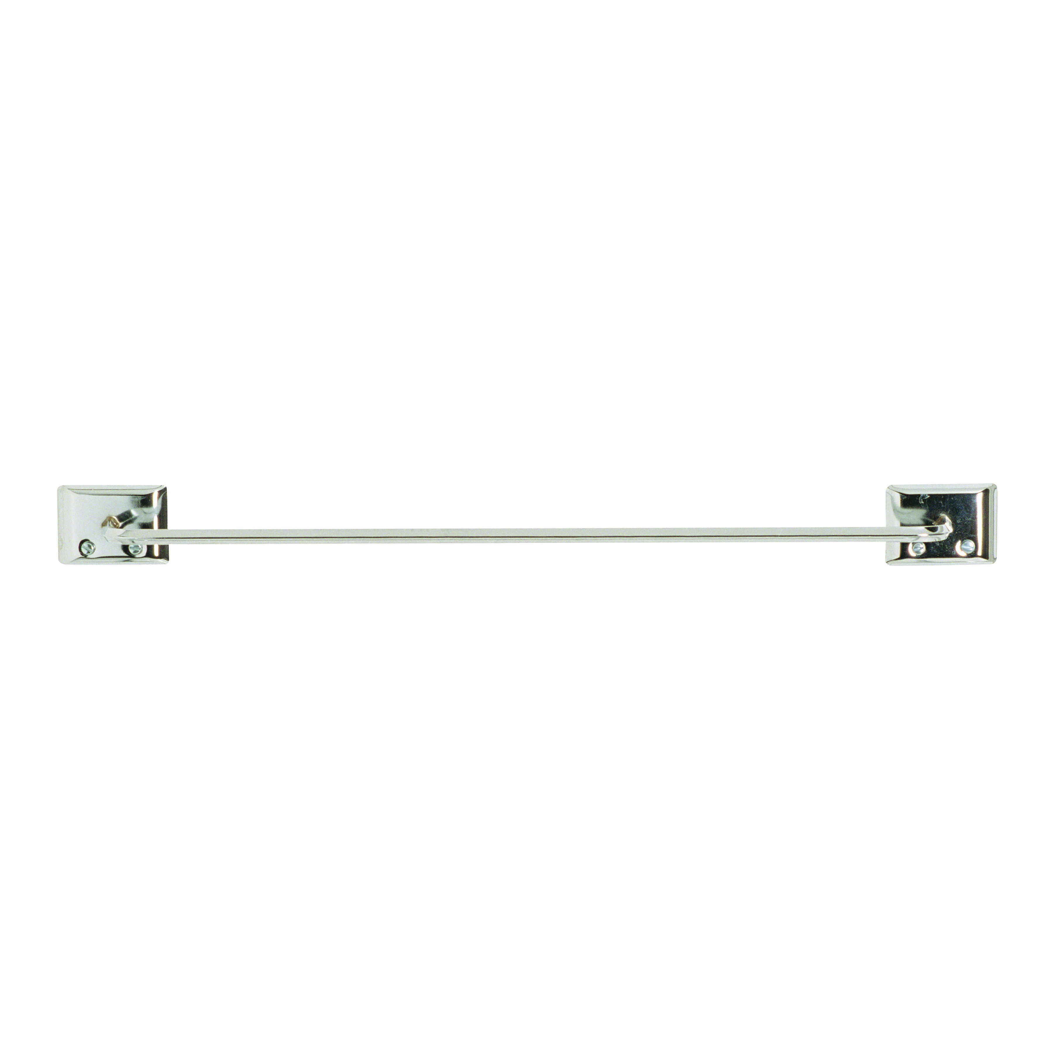 38110 Towel Bar, 18 in L Rod, Steel, Chrome, Surface Mounting