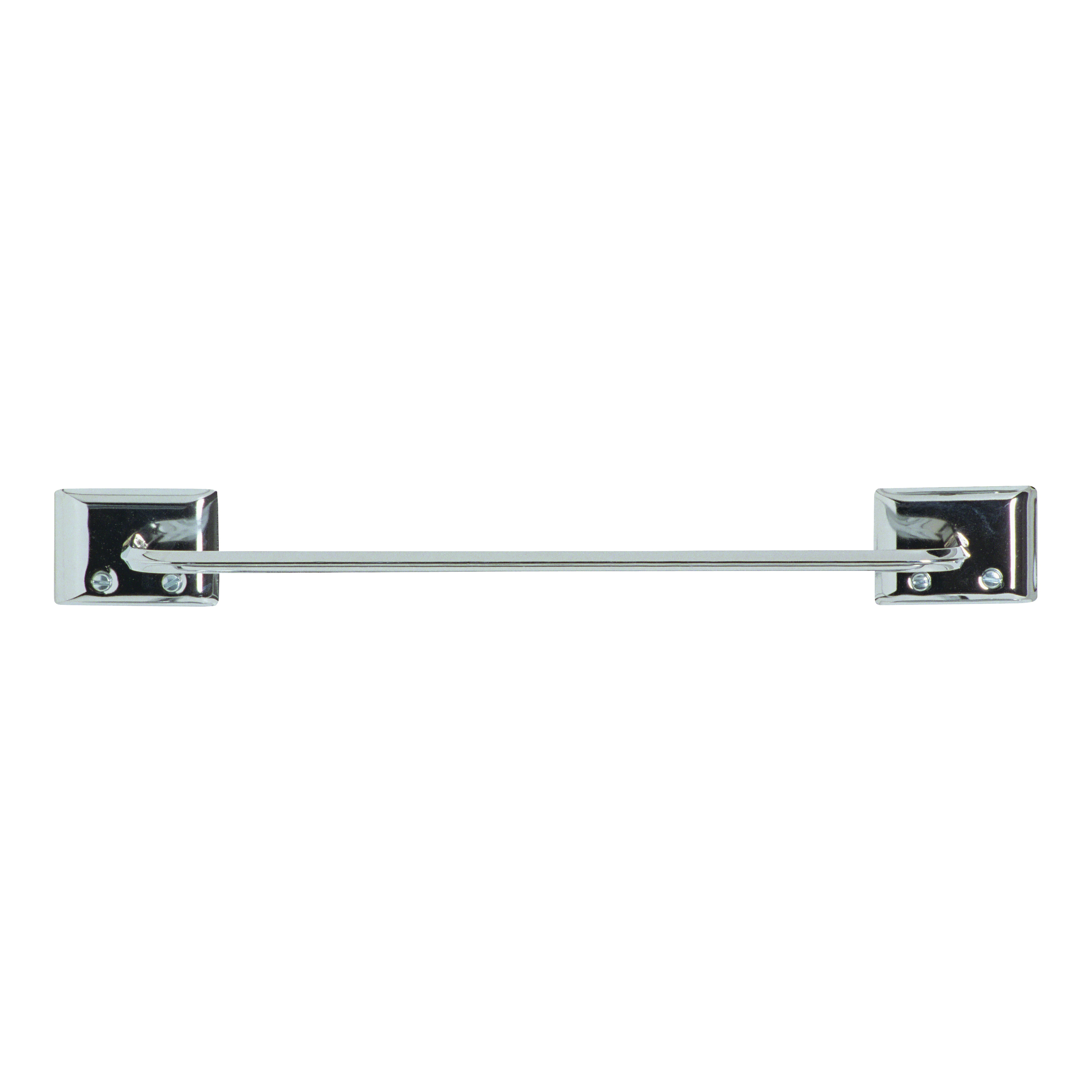 38120 Towel Bar, 12 in L Rod, Steel, Chrome, Surface Mounting