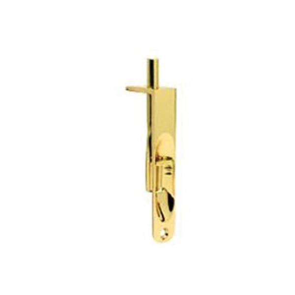 Ives Artisan Series 265B3 Flush Bolt, 1/2 in Bolt Head, Solid Brass