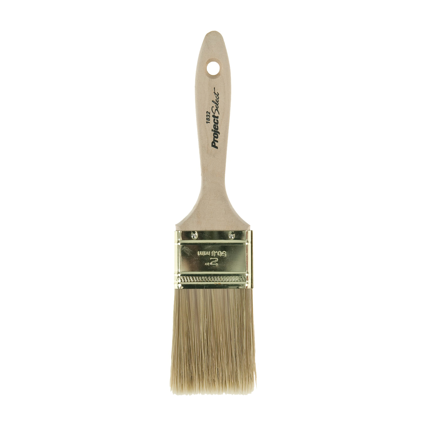 Linzer 1832-2 Paint Brush, 2 in W, 2-3/4 in L Bristle, China/Polyester Bristle