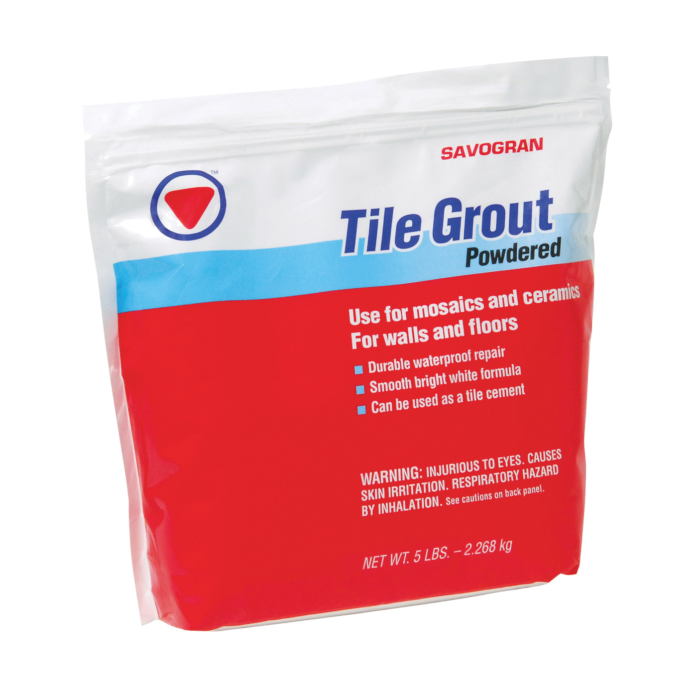 12842 Powdered Tile Grout, Off-White, 5 lb